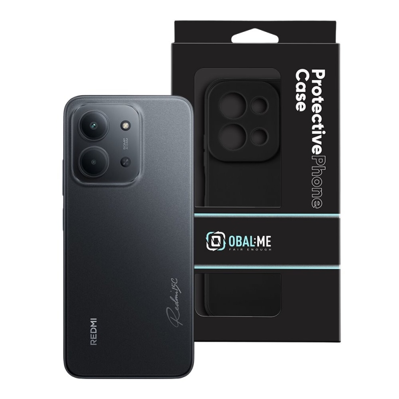 OBAL:ME Matný TPU kryt pre Xiaomi Redmi 15C 4G/5G Black