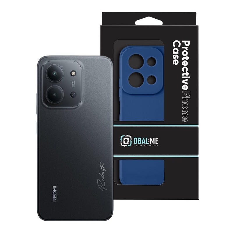 OBAL:ME Matný TPU kryt pre Xiaomi Redmi 15C 4G/5G Dark Blue