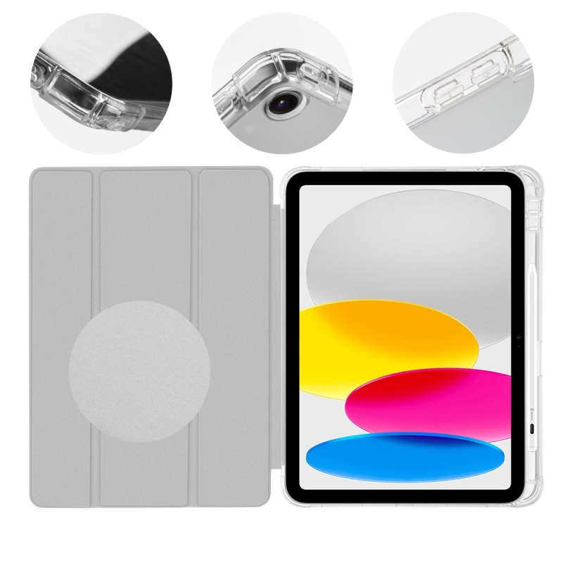 COVER:ME MistyTab Case pre iPad 10.9 2022/11 2025 Light Gray