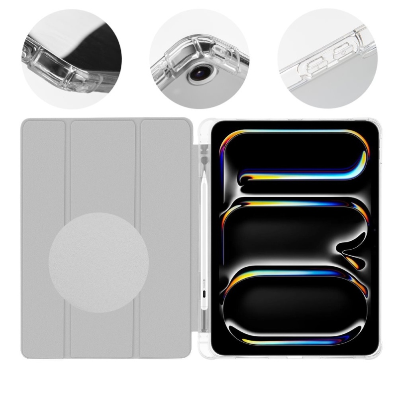 COVER:ME MistyTab Case pre iPad Air (2020/2022/2024/2025)/iPad Pro 11 (1/2/3/4) Light Gray