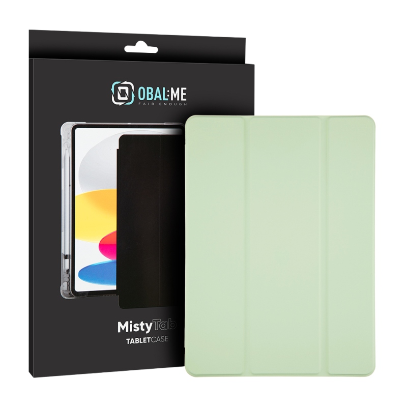 OBAL:ME MistyTab Puzdro pre Samsung Galaxy Tab S10 Lite/S9/S9 FE/S10 FE Light Green