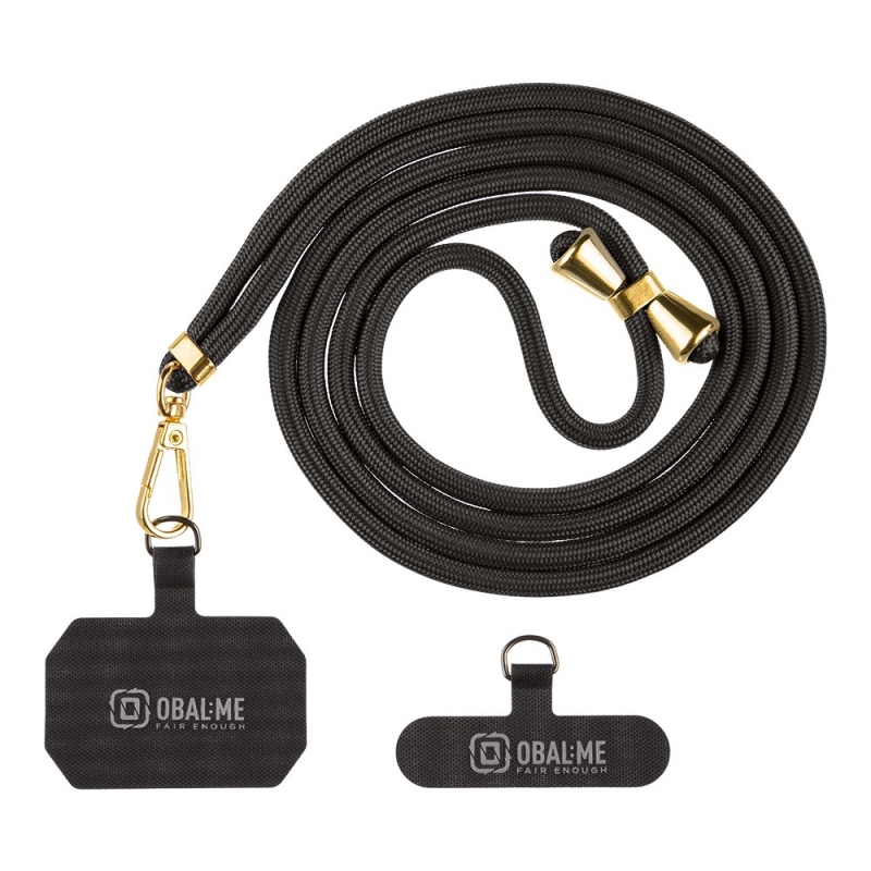 BALENIE:ME NeckTag Allure Phone Strap Black