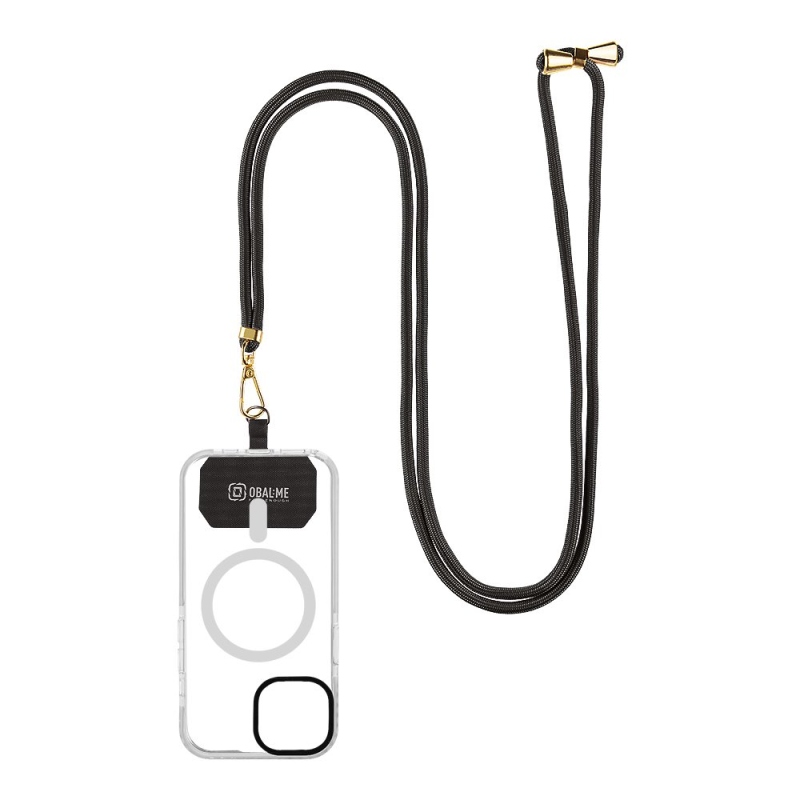 BALENIE:ME NeckTag Allure Phone Strap Black