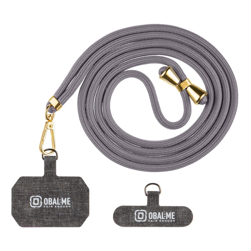 BALENIE:ME NeckTag Allure Phone Strap Dark grey
