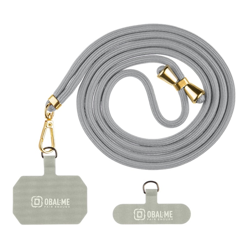 BALENIE:ME NeckTag Allure Phone Strap Light grey