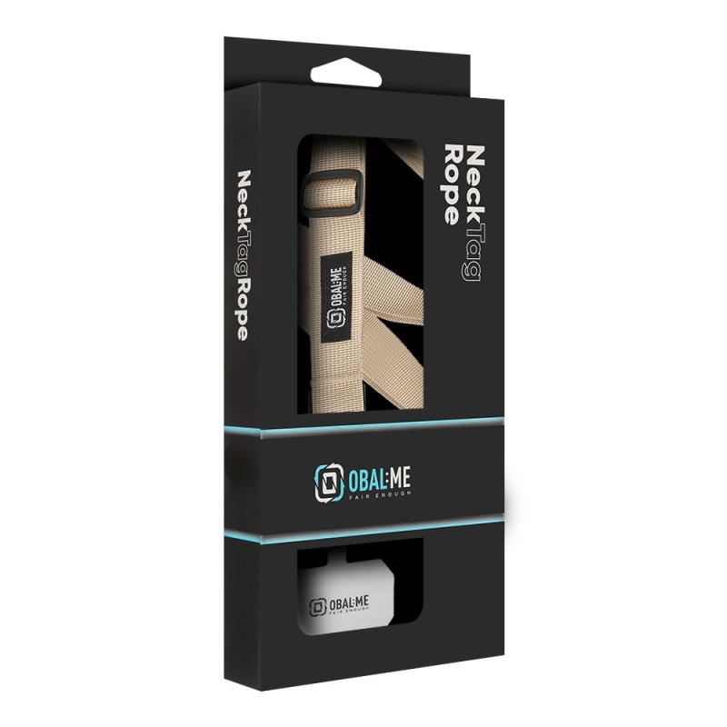 BALENIE:ME NeckTag Ribbon Phone Strap Ivory