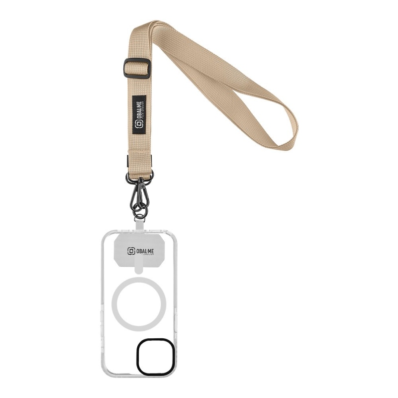 BALENIE:ME NeckTag Ribbon Phone Strap Ivory