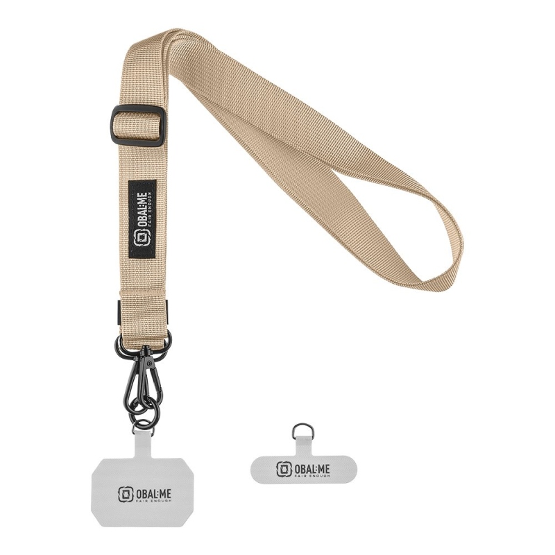 BALENIE:ME NeckTag Ribbon Phone Strap Ivory