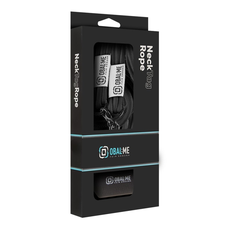 OBAL:ME NeckTag Trio Popruh na Telefón Black