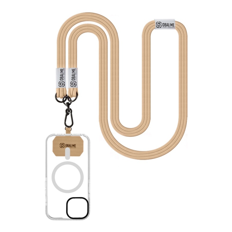 BALENIE:ME NeckTag Trio Phone Strap Khaki