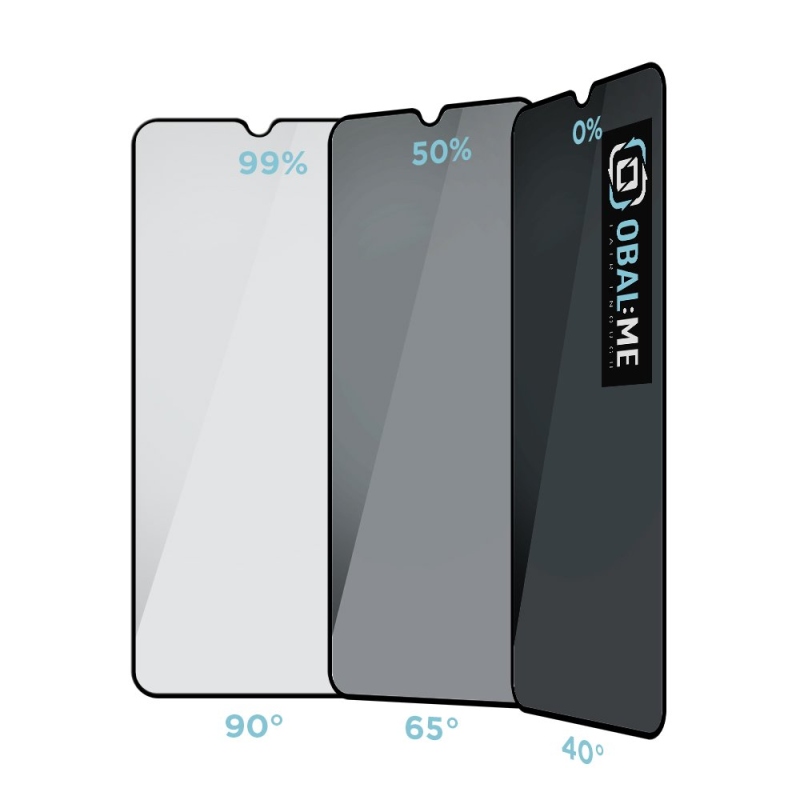 BALENIE:ME Privacy 5D Tempered Glass pre Samsung Galaxy A37 5G/A57 5G Black