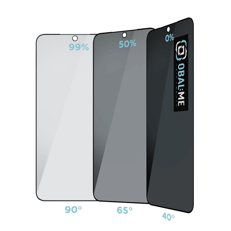 BALENIE:ME Privacy 5D Tempered Glass pre Samsung Galaxy A56 5G Black