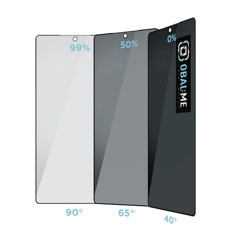 BALENIE:ME Privacy 5D Tempered Glass pre Samsung Galaxy S25 Ultra Black