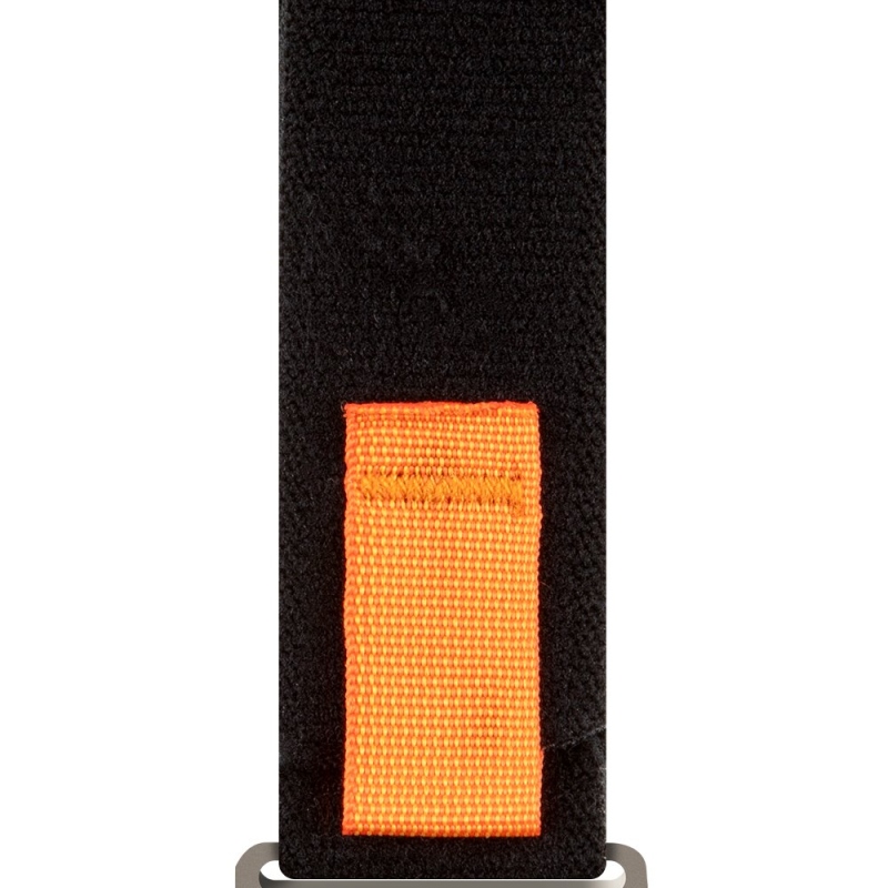 BALENIE:ME Textilný remienok pre Apple Watch 42-49 mm M-L Black/Orange