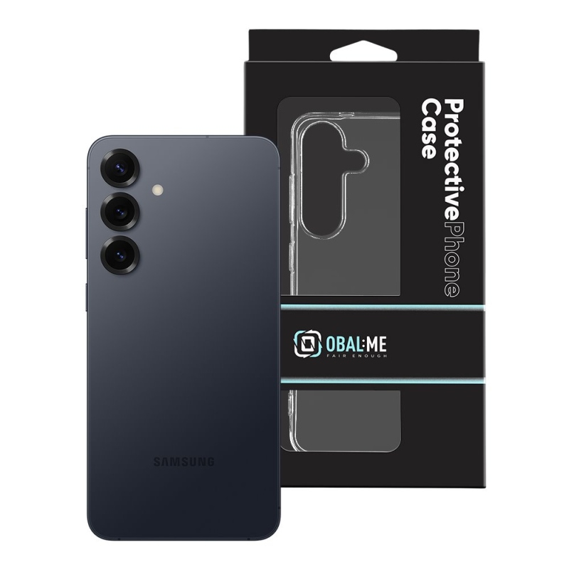 OBAL:ME TPU kryt pre Samsung Galaxy S25 Transparent