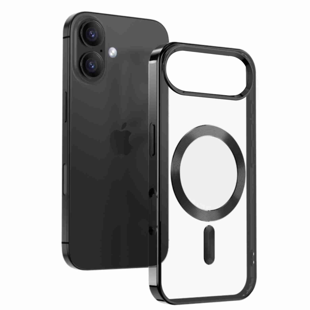 Obal SWISSTEN Clear Jelly MagStick Metallic na Apple iPhone 17 Air - čierny