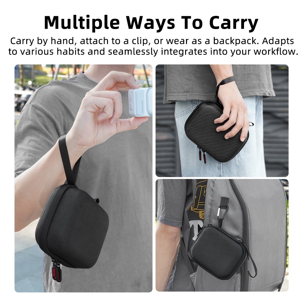 BRDRC úložné púzdro pre Insta360 GO Ultra Standard Edition s karabínou