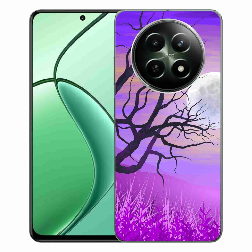 Gélový obal mmCase na Realme 12 5G/12x 5G - kreslený opadaný strom