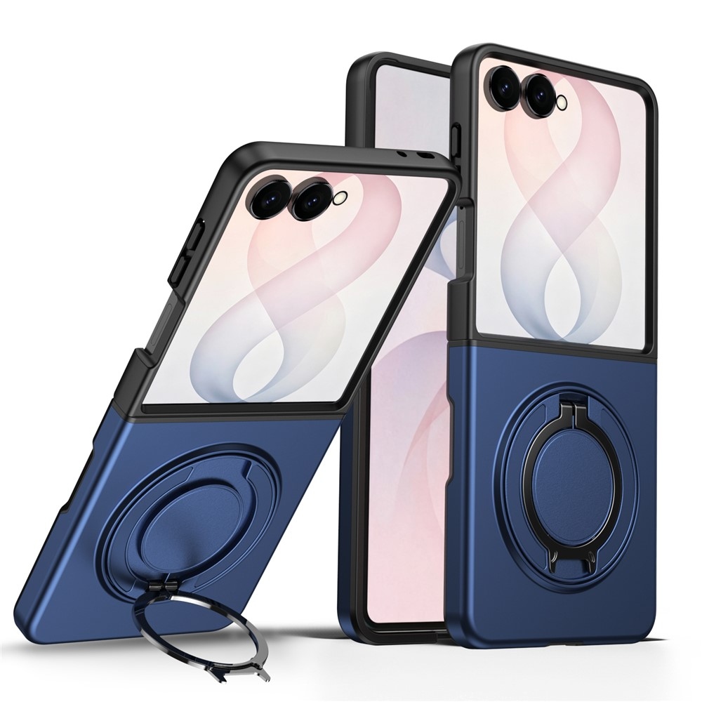 Obstruct plastový obal na Samsung Galaxy Z Flip8 5G - čierny/modrý