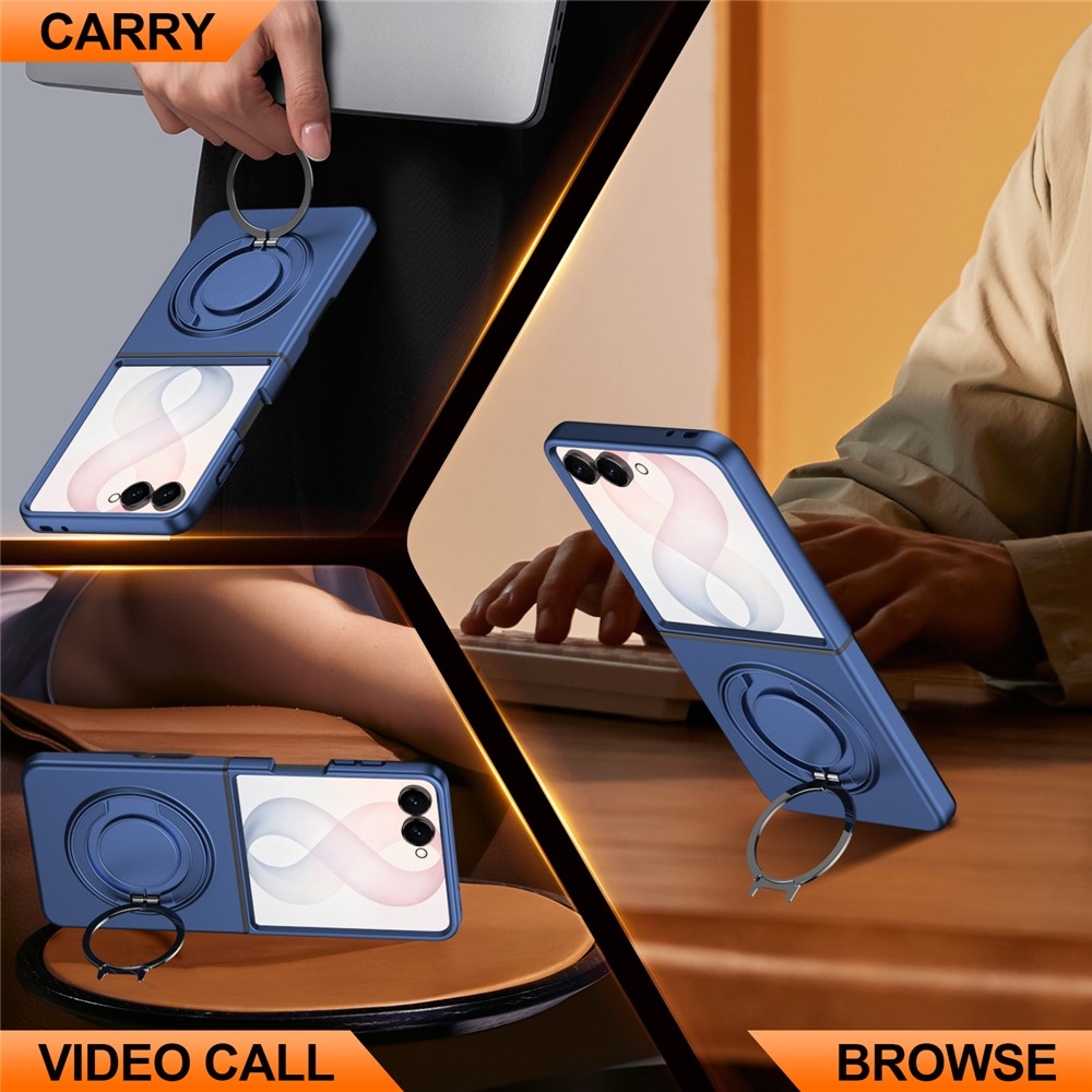 Obstruct plastový obal na Samsung Galaxy Z Flip8 5G - modrý