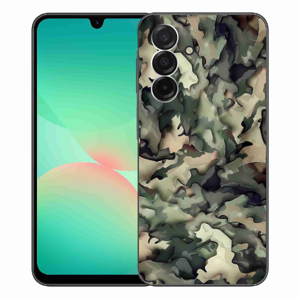 Gélový kryt mmCase na Samsung Galaxy A26 5G - maskáčový vzor 9