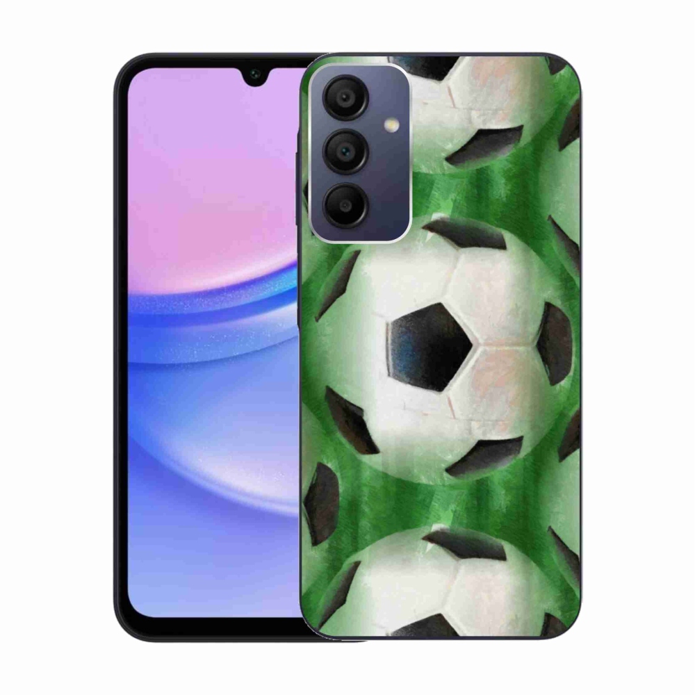 Gélový kryt mmCase na Samsung Galaxy A15 4G/5G - futbalová lopta