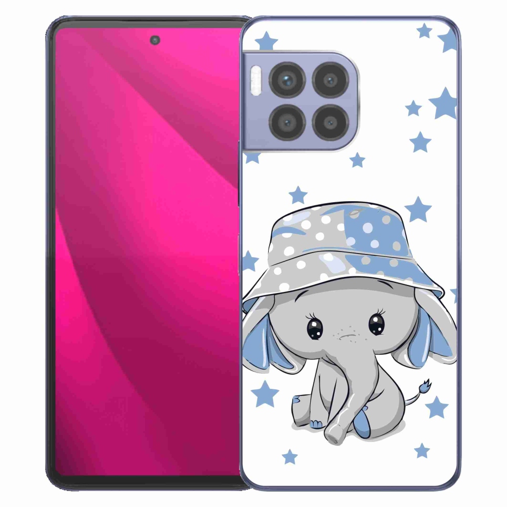 Gélový kryt mmCase na T-Mobile T Phone 2 Pro - modrý slon