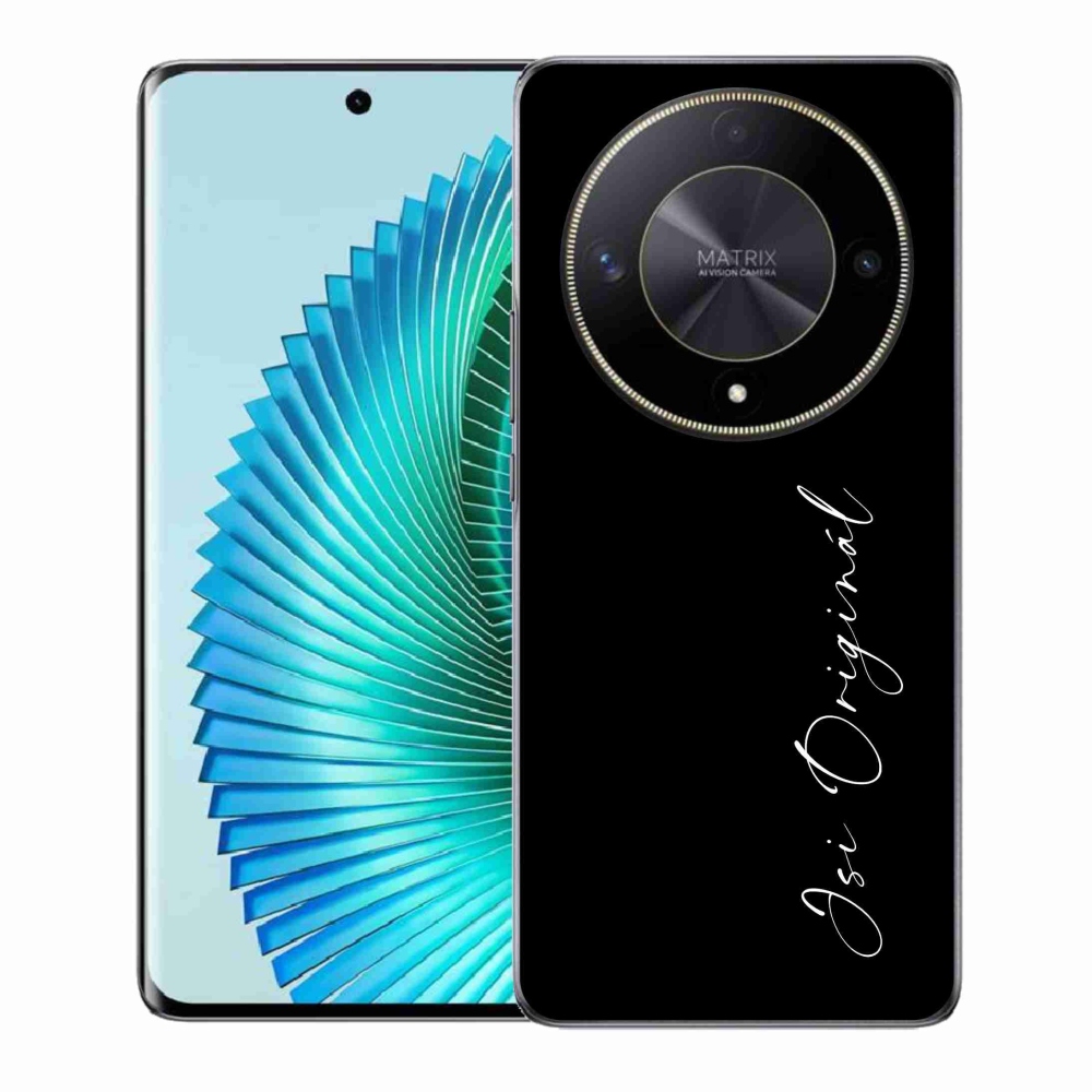 Gélový kryt mmCase na Honor Magic 6 Lite 5G - si originál čierne pozadie