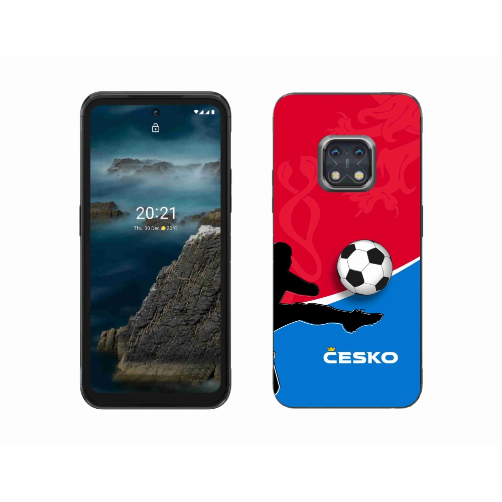 Gélový kryt mmCase na Nokia XR20 - futbal Česko 2