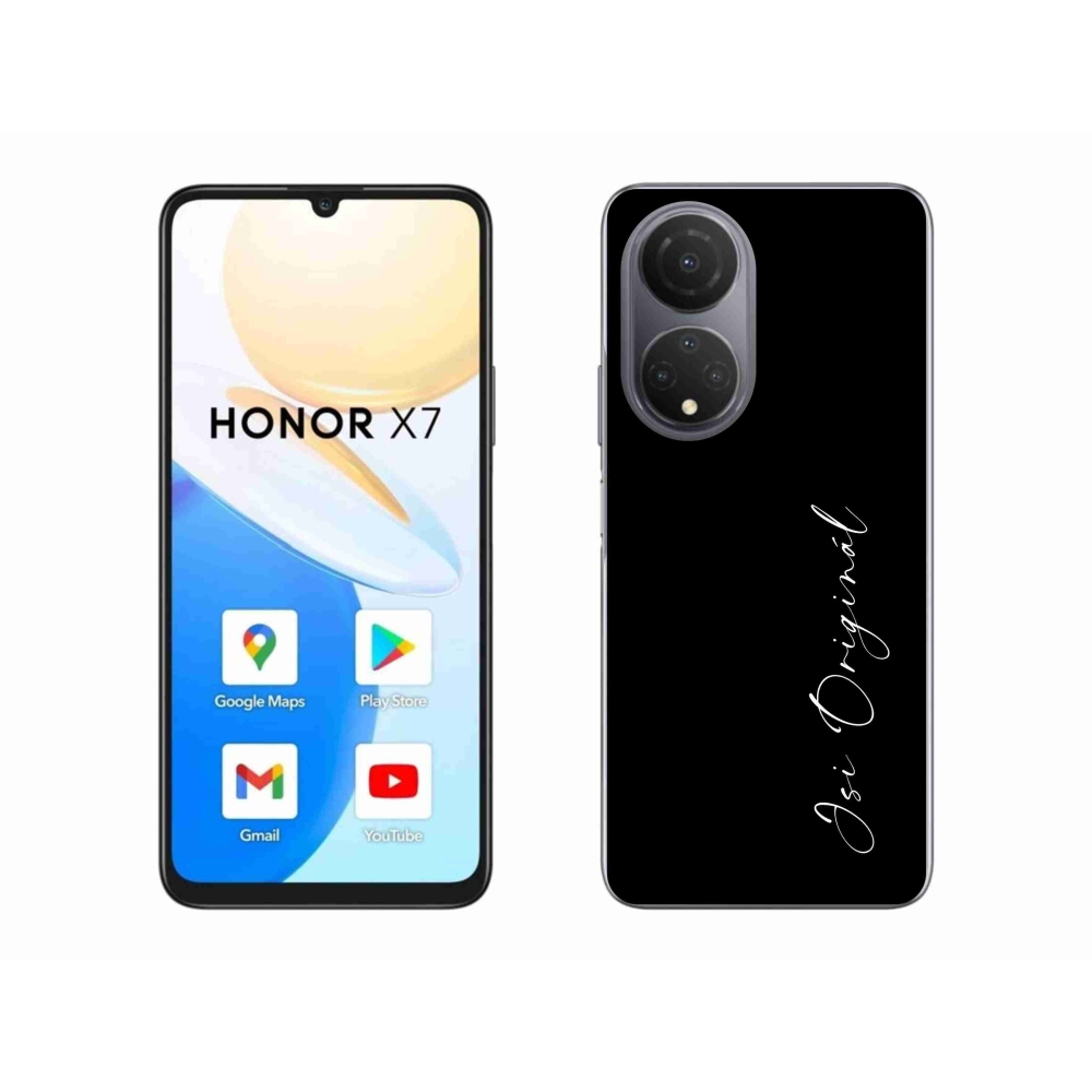 Gélový kryt mmCase na Honor X7 - si originál čierne pozadie