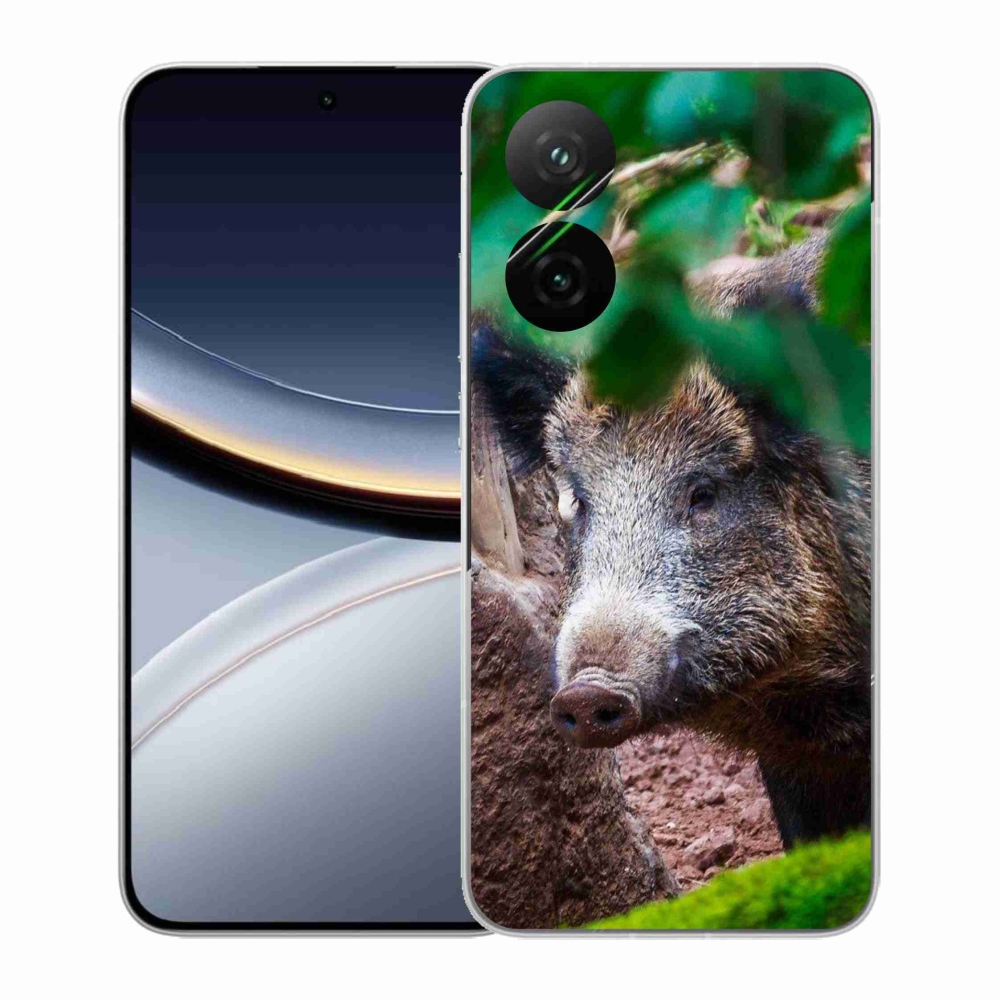 Gélový kryt mmCase na Xiaomi Poco F7 5G - divoké prasa