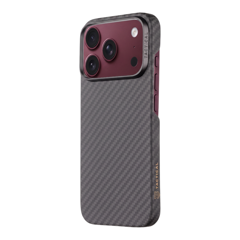 Taktické puzdro MagForce z aramidu pre Apple iPhone 18 Pro, čierne