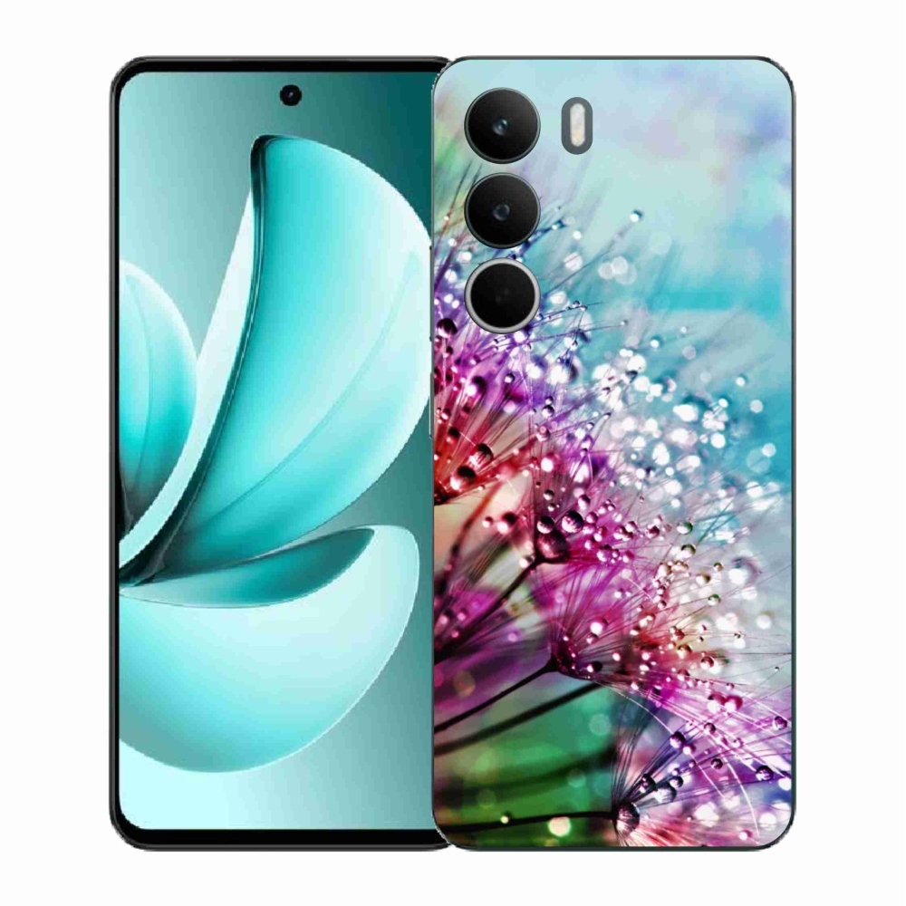 Gélový kryt mmCase na Realme C71 - farebné kvety