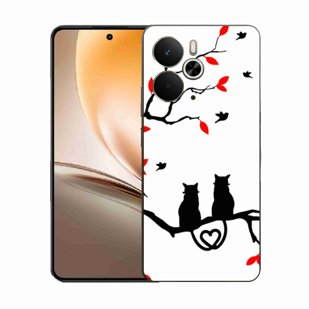 Gélový kryt mmCase na Realme 14 5G - mačacia láska