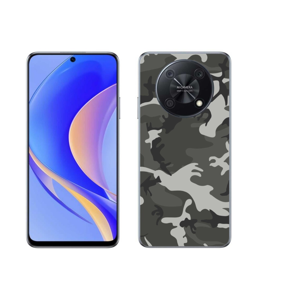 Gélový kryt mmCase na Huawei Nova Y90 - maskáčový vzor