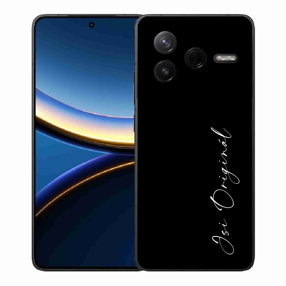 Gélový kryt mmCase na Xiaomi Poco F7 Pro - si originál čierne pozadie