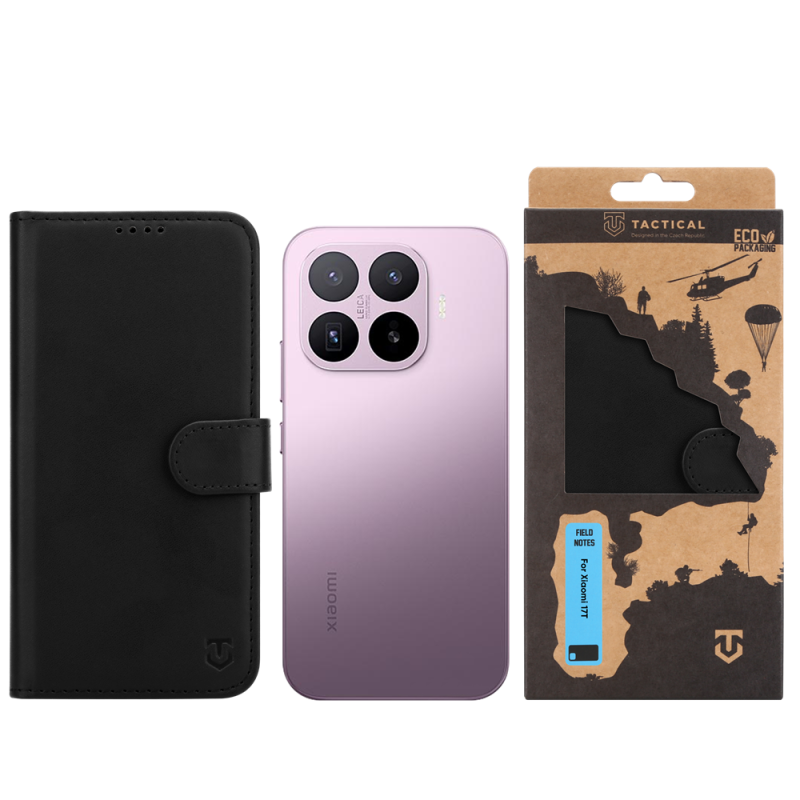 Tactical Field Notes pre Xiaomi 17T, čierna