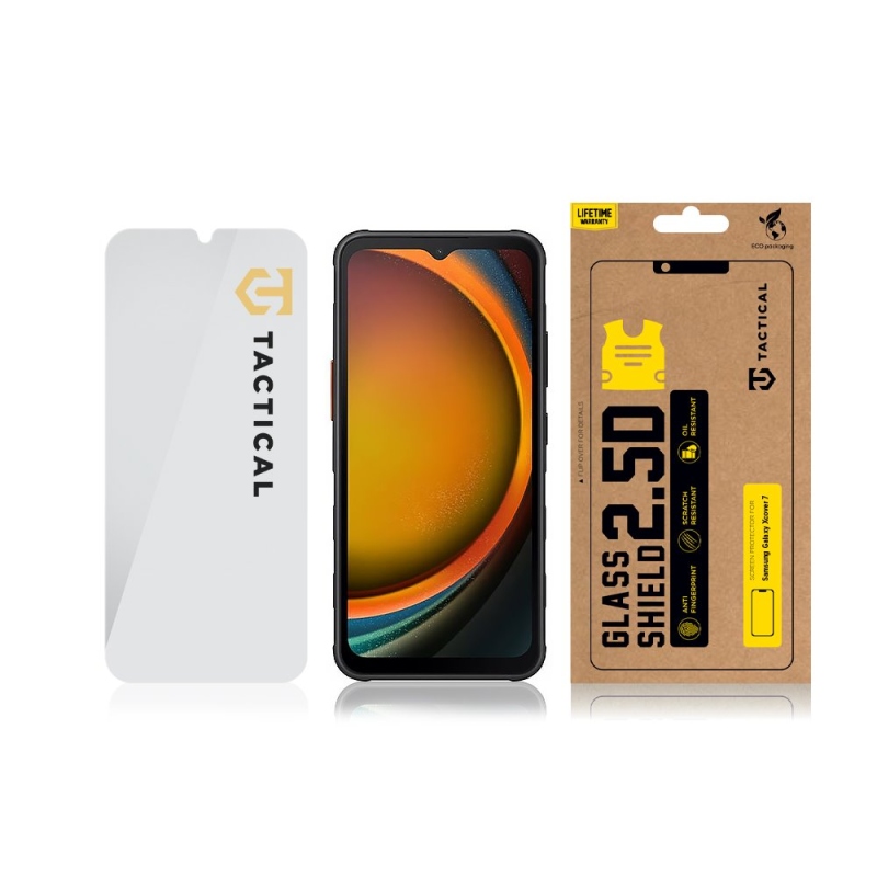 Tactical Glass Shield 2.5D sklo pre Samsung Galaxy Xcover 7 Clear