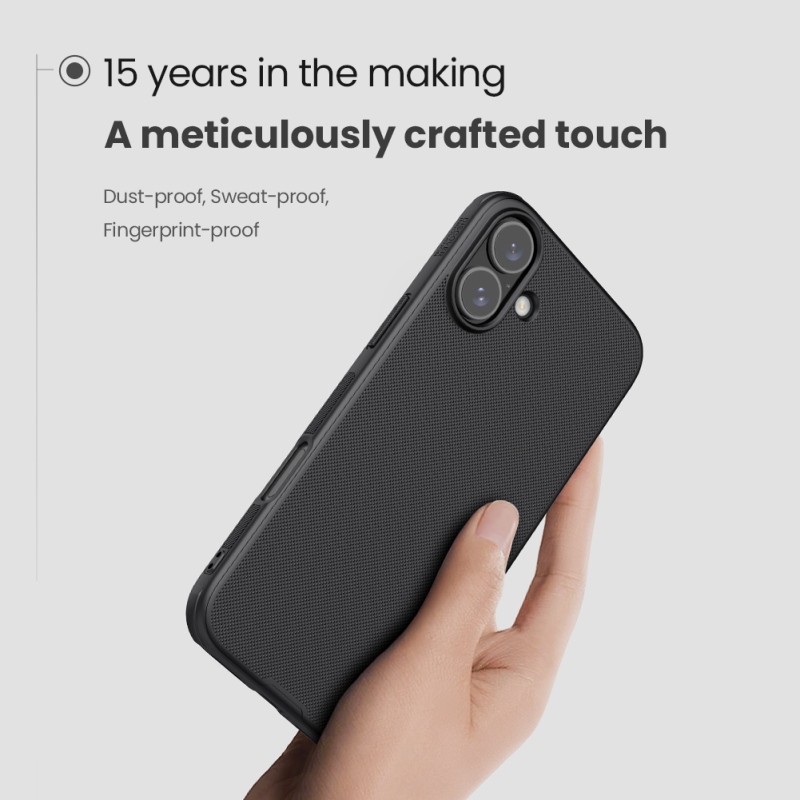 Nillkin Super Frosted PRE Magnetic Zadný Kryt pre Apple iPhone 16 Black