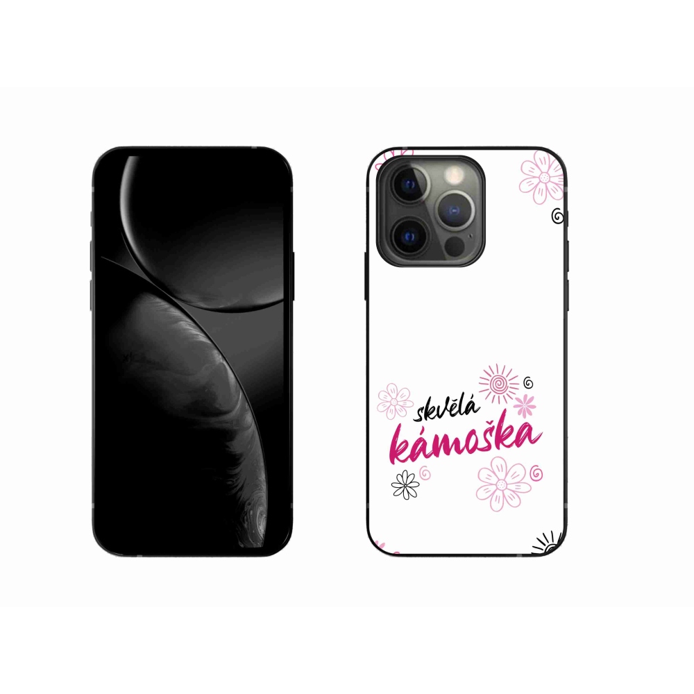Gélový kryt mmCase na iPhone 13 Pro 6.1 - skvelá kamoška biele pozadie