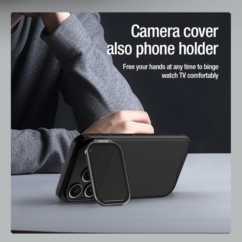 Nillkin CamShield Prop Magnetický zadný kryt pre Apple iPhone 17 Pro Black