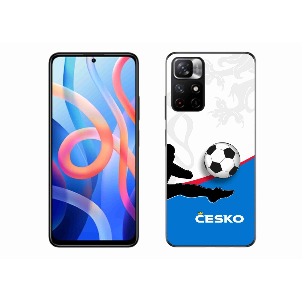 Gélový kryt mmCase na Xiaomi Redmi Note 11S 5G - futbal Česko 3