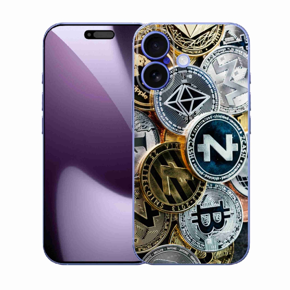 Gélový kryt mmCase na iPhone 17 - kryptomeny