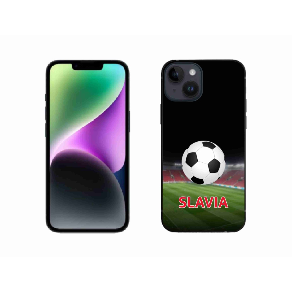 Gélový kryt mmCase na iPhone 14 - slavia 1