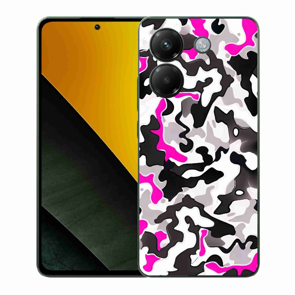 Gélový kryt mmCase na Xiaomi Poco M7 Pro 5G - maskáčový vzor 5