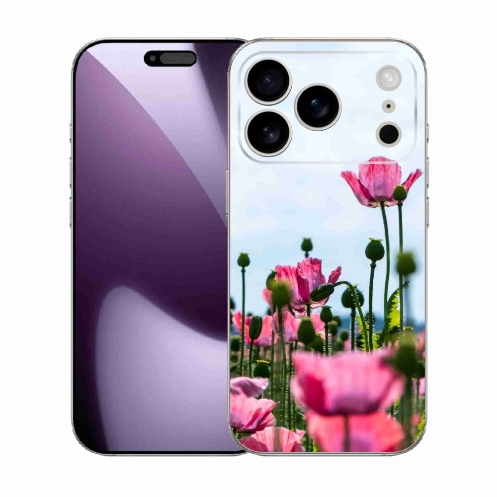 Gélový kryt mmCase na iPhone 17 Pro - vlčí mak