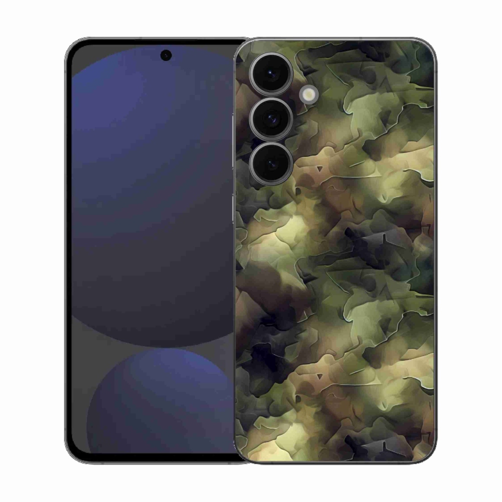 Gélový kryt mmCase na Samsung Galaxy S25 FE - maskáčový vzor 10