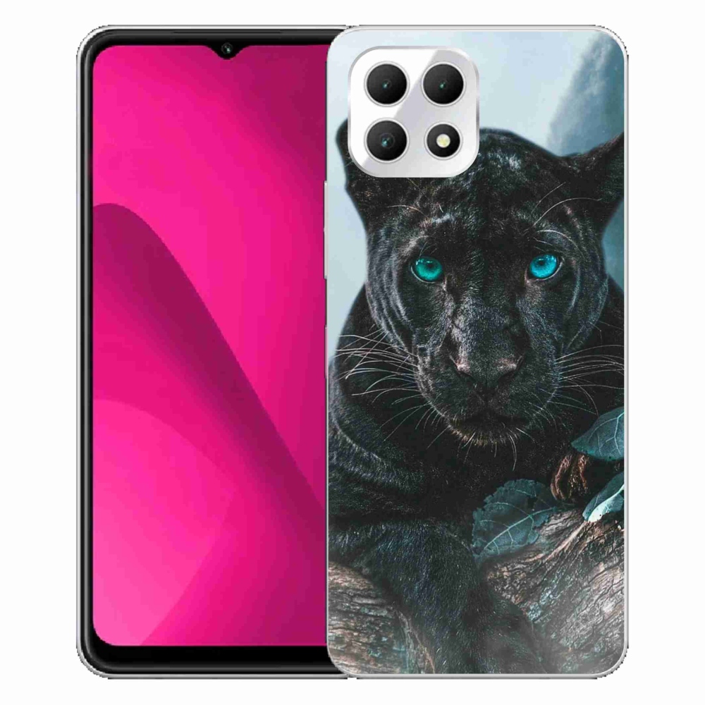 Gélový kryt mmCase na T-Mobile T Phone 2 - čierny panter