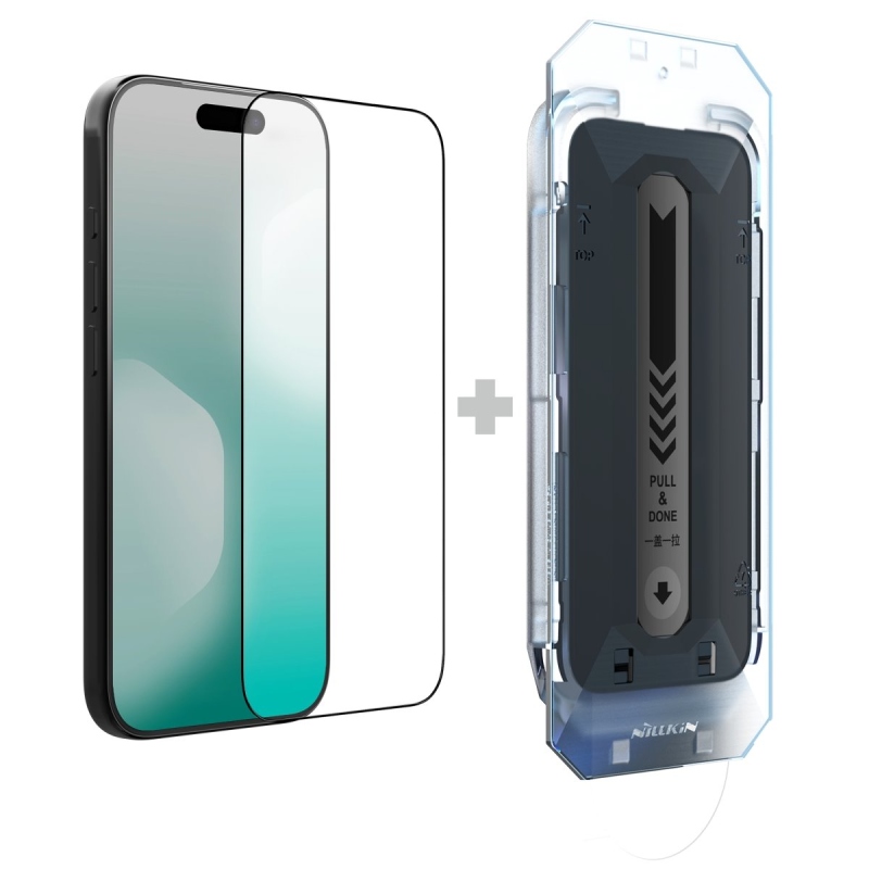 Nillkin Tvrdené sklo 2.5D CP+ PRO Black pre Apple iPhone 17 (s aplikátorom)