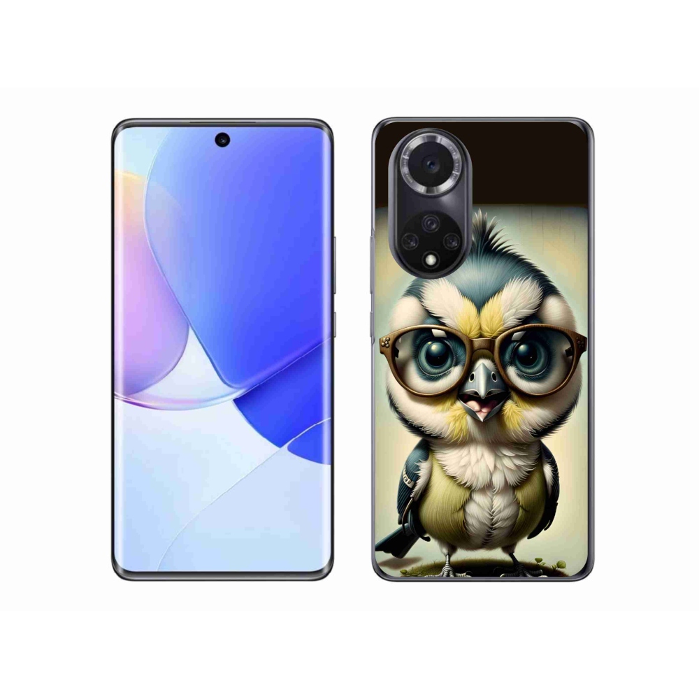 Gelový kryt mmCase na Huawei Nova 9 - mládě s brýlemi